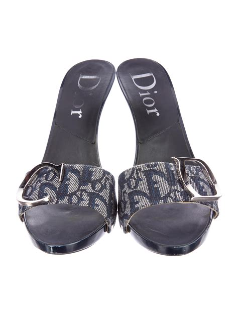 christian dior slides rubber|Christian Dior slides for women.